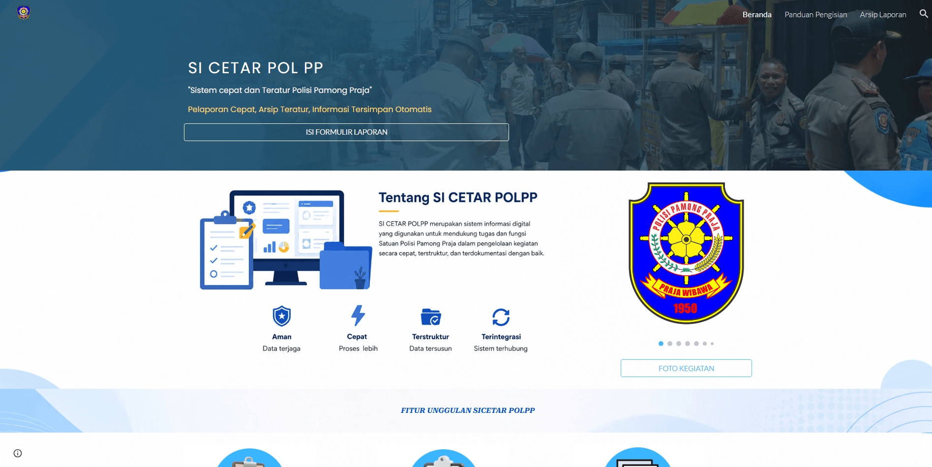 Pratinjau SI CETAR POL PP